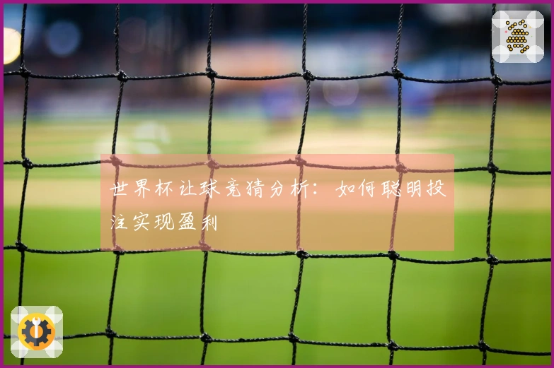 世界杯让球竞猜分析：如何聪明投注实现盈利