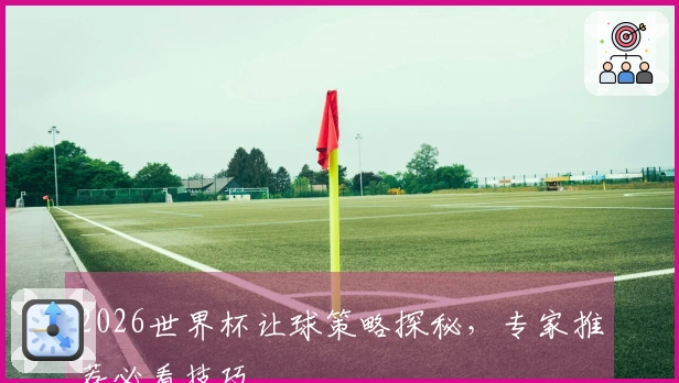 2026世界杯让球策略探秘，专家推荐必看技巧